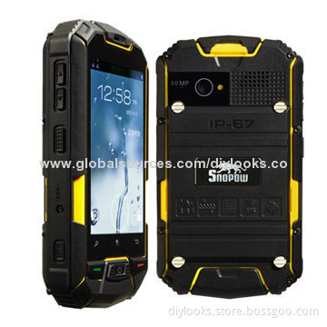 Refurbished Snopow M6, Yellow, GPS+AGPS, Android 4.1.1, MTK6577 1.0GHz Dual-core, ROM 4GB, RAM 512M